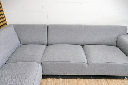 Refurbished Moderne Hoekbank Sanders grijs