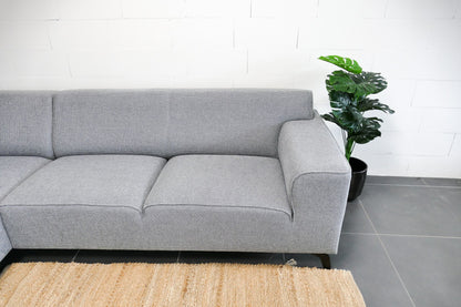 Refurbished Moderne Hoekbank Sanders grijs