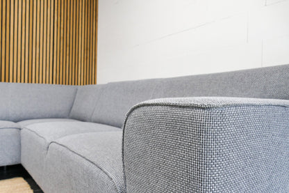 Refurbished Moderne Hoekbank Sanders grijs