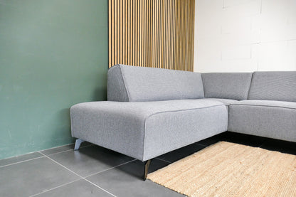 Refurbished Moderne Hoekbank Sanders grijs