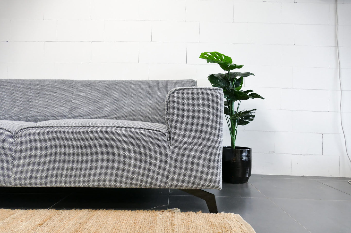 Refurbished Moderne Hoekbank Sanders grijs