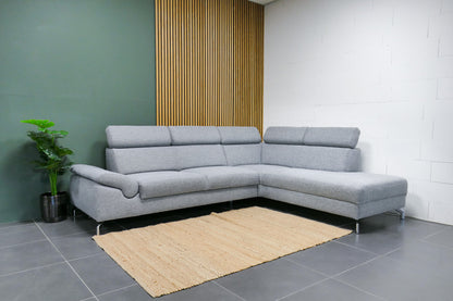 Refurbished Montel Hoekbank Chicago Lichtgrijs