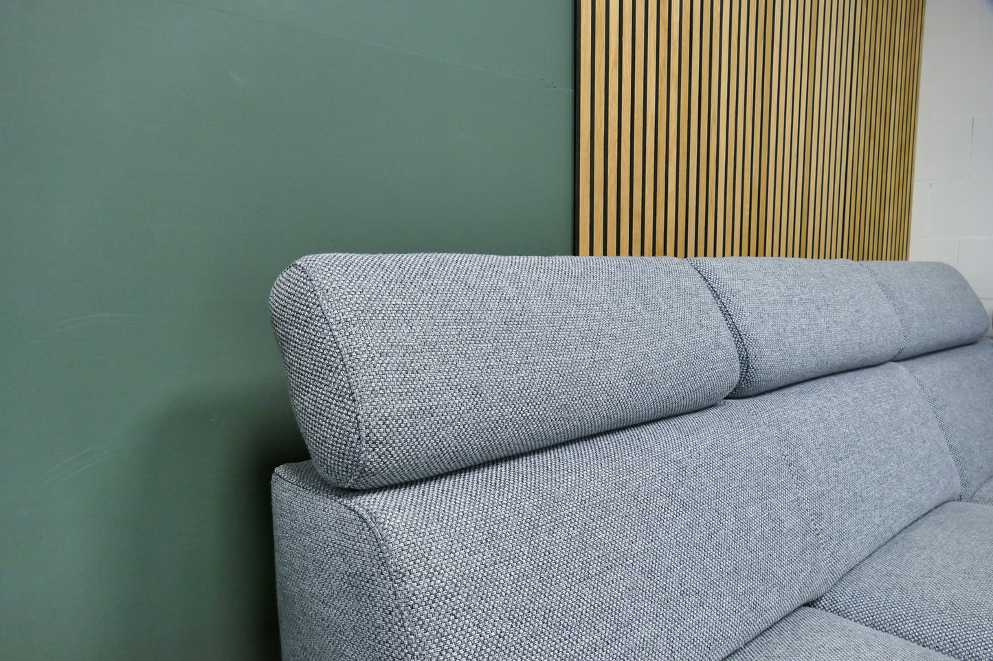 Refurbished Montel Hoekbank Chicago Lichtgrijs