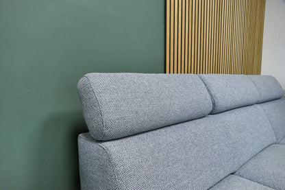 Refurbished Montel Hoekbank Chicago Lichtgrijs