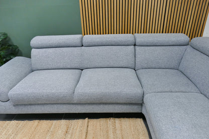 Refurbished Montel Hoekbank Chicago Lichtgrijs