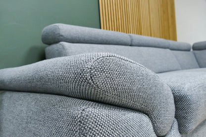 Refurbished Montel Hoekbank Chicago Lichtgrijs