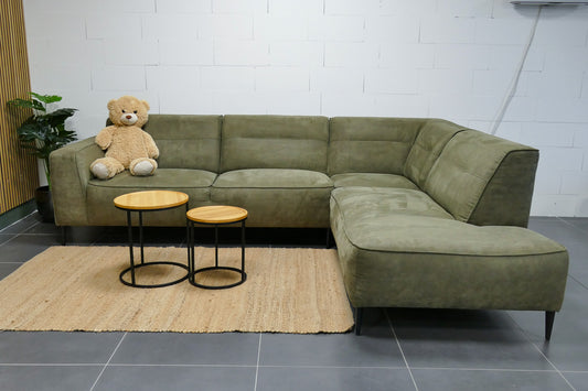 Refurbished Hoekbank Microvezel Groen