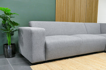 Refurbished Montèl Hoekbank Lichtgrijs