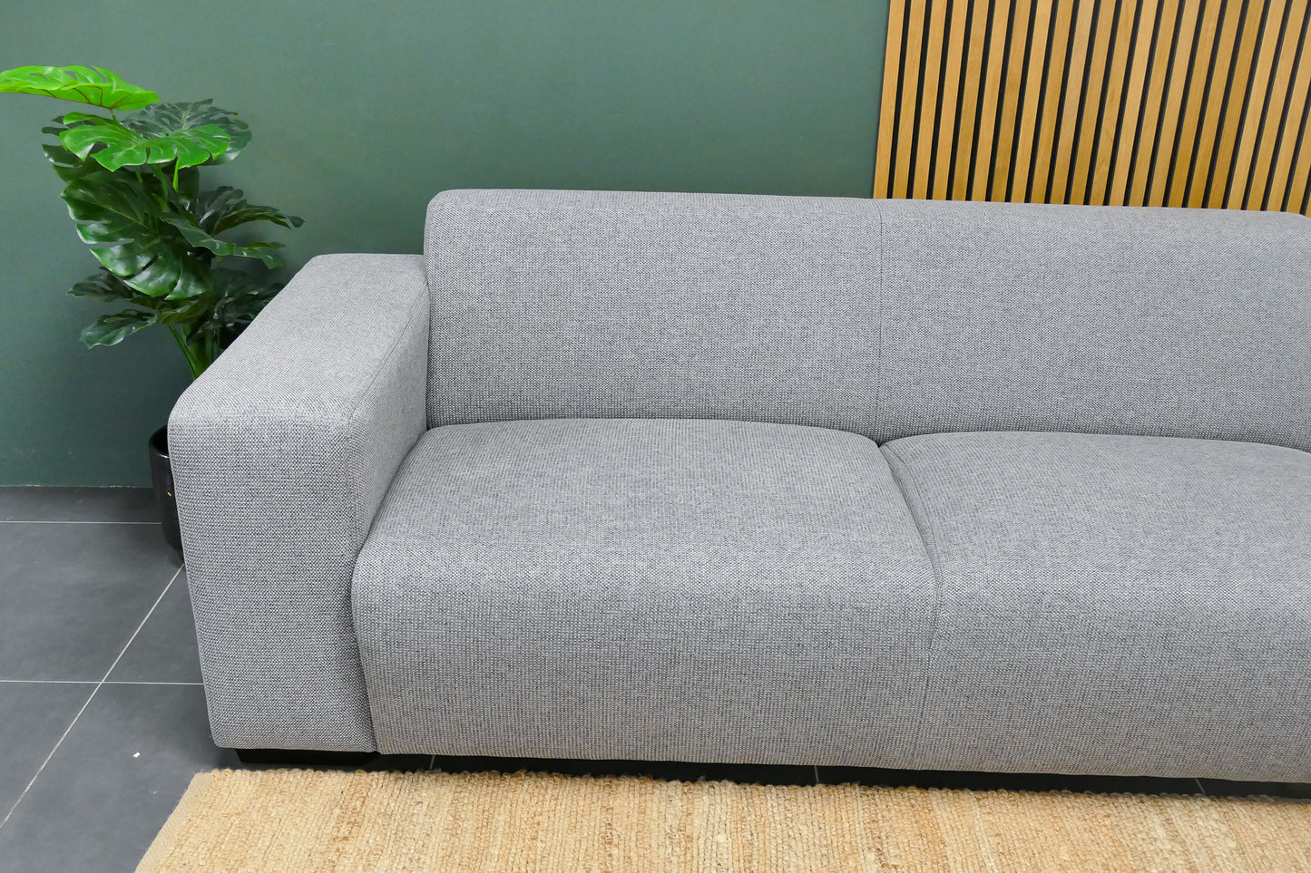 Refurbished Montèl Hoekbank Lichtgrijs