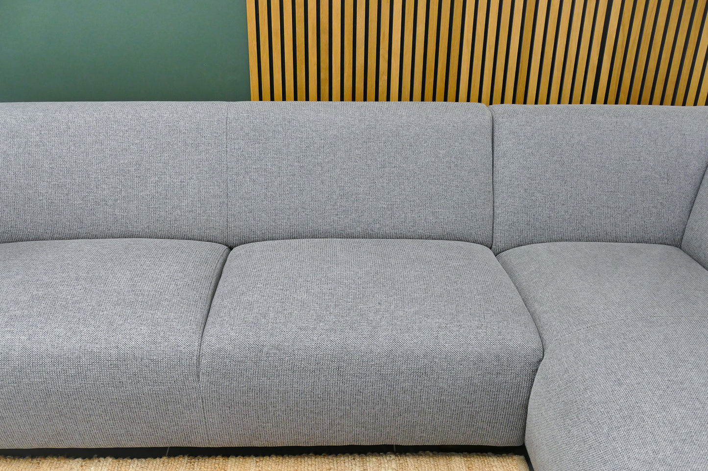 Refurbished Montèl Hoekbank Lichtgrijs