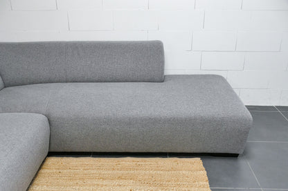 Refurbished Montèl Hoekbank Lichtgrijs