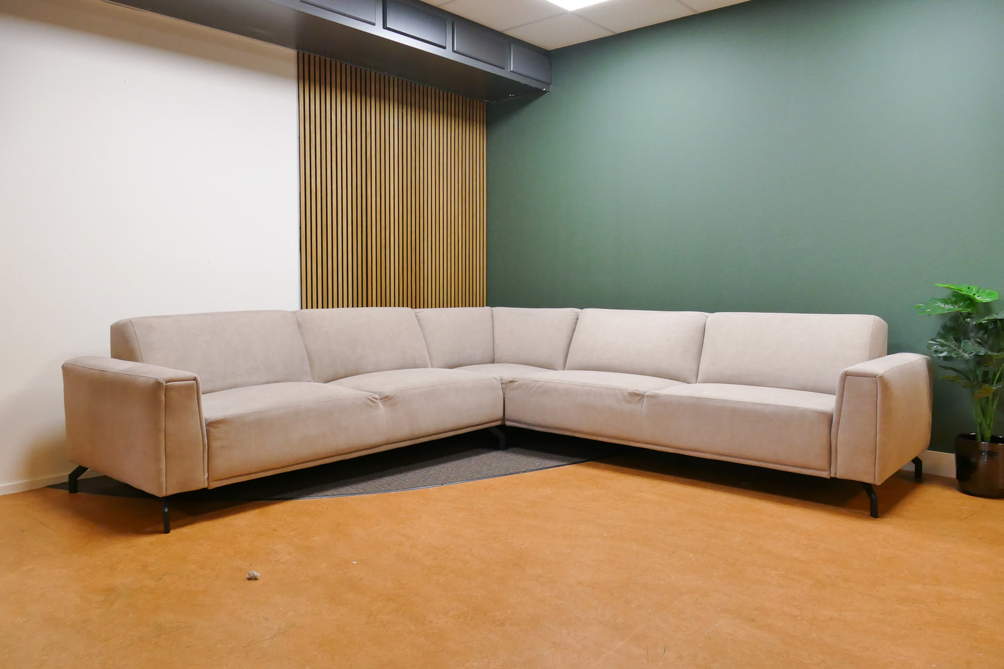 Refurbished Grote Hoekbank Beige