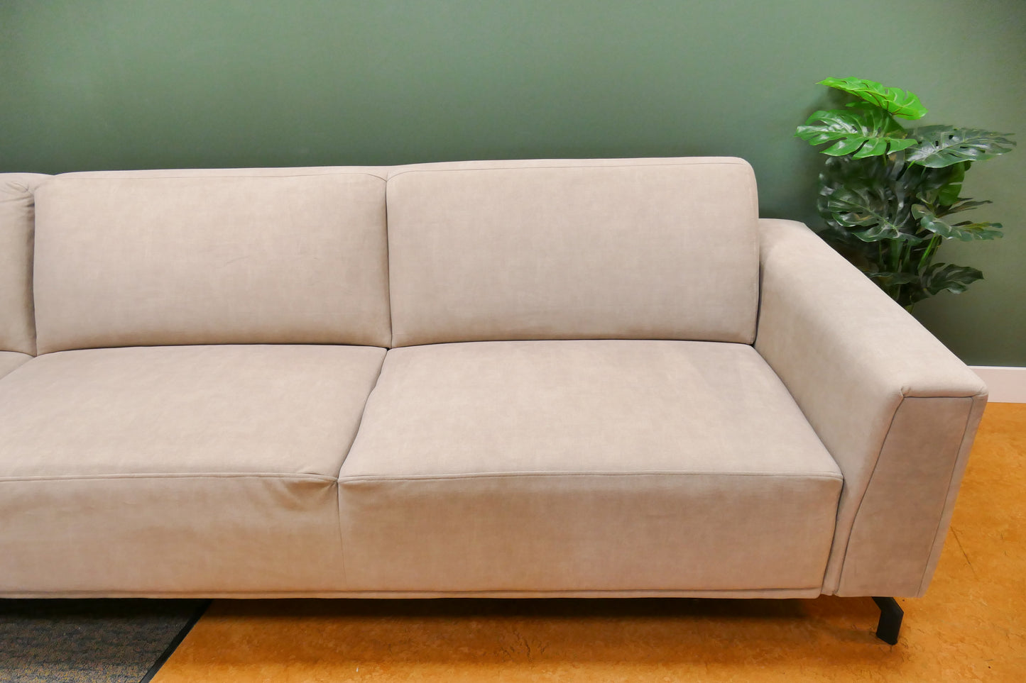 Refurbished Grote Hoekbank Beige