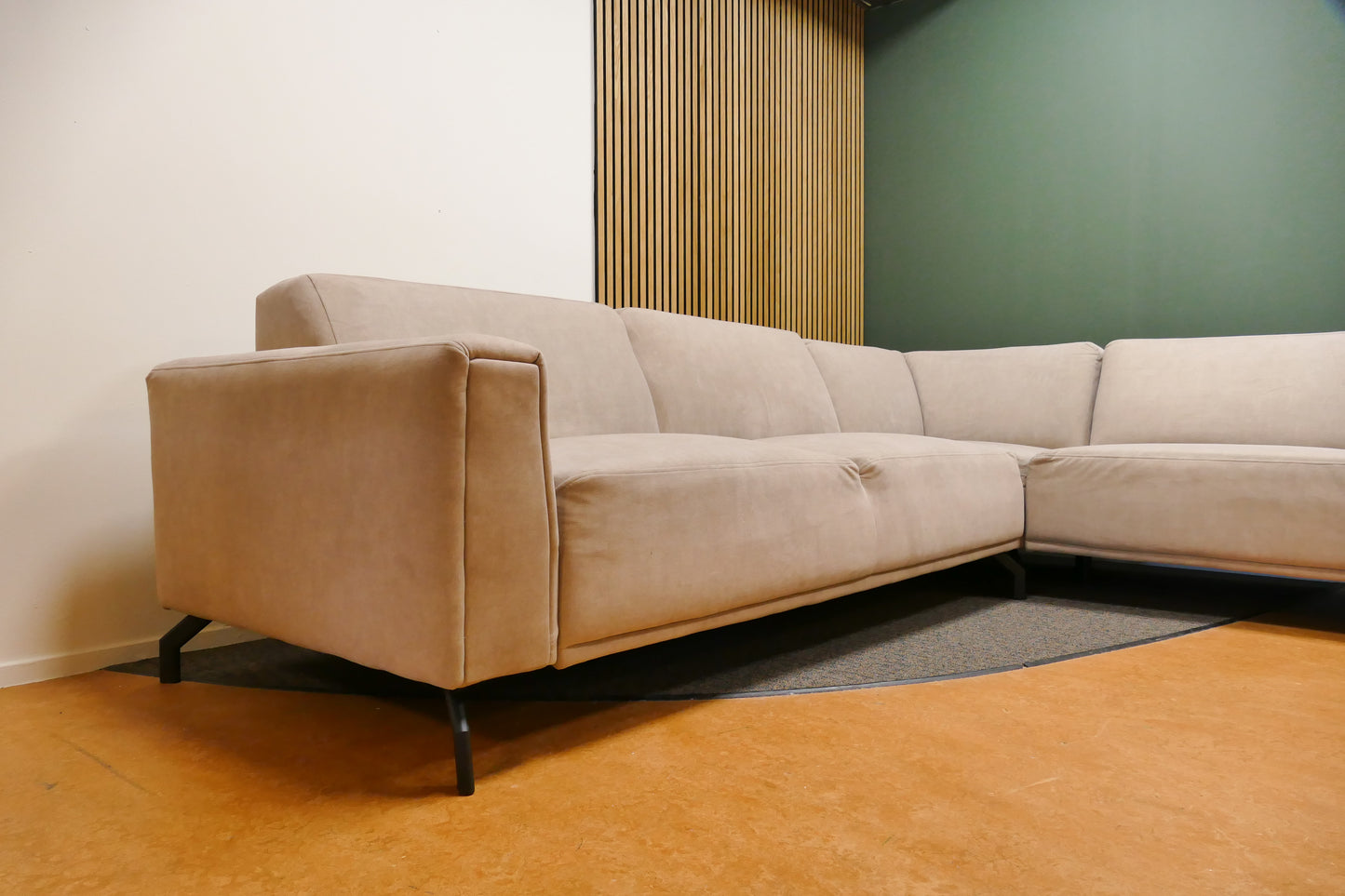 Refurbished Grote Hoekbank Beige