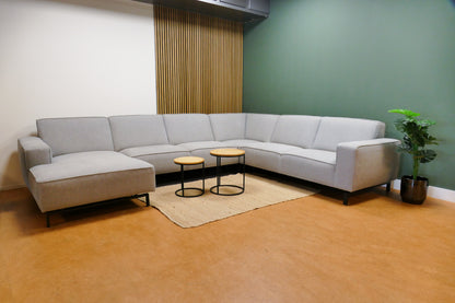 Refurbished Trendhopper U-Bank Lichtgrijs Gemeleerd