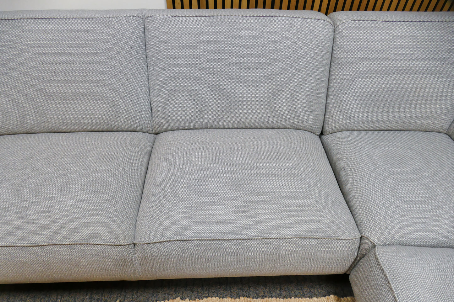 Refurbished Trendhopper U-Bank Lichtgrijs Gemeleerd