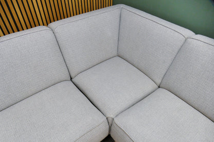 Refurbished Trendhopper U-Bank Lichtgrijs Gemeleerd