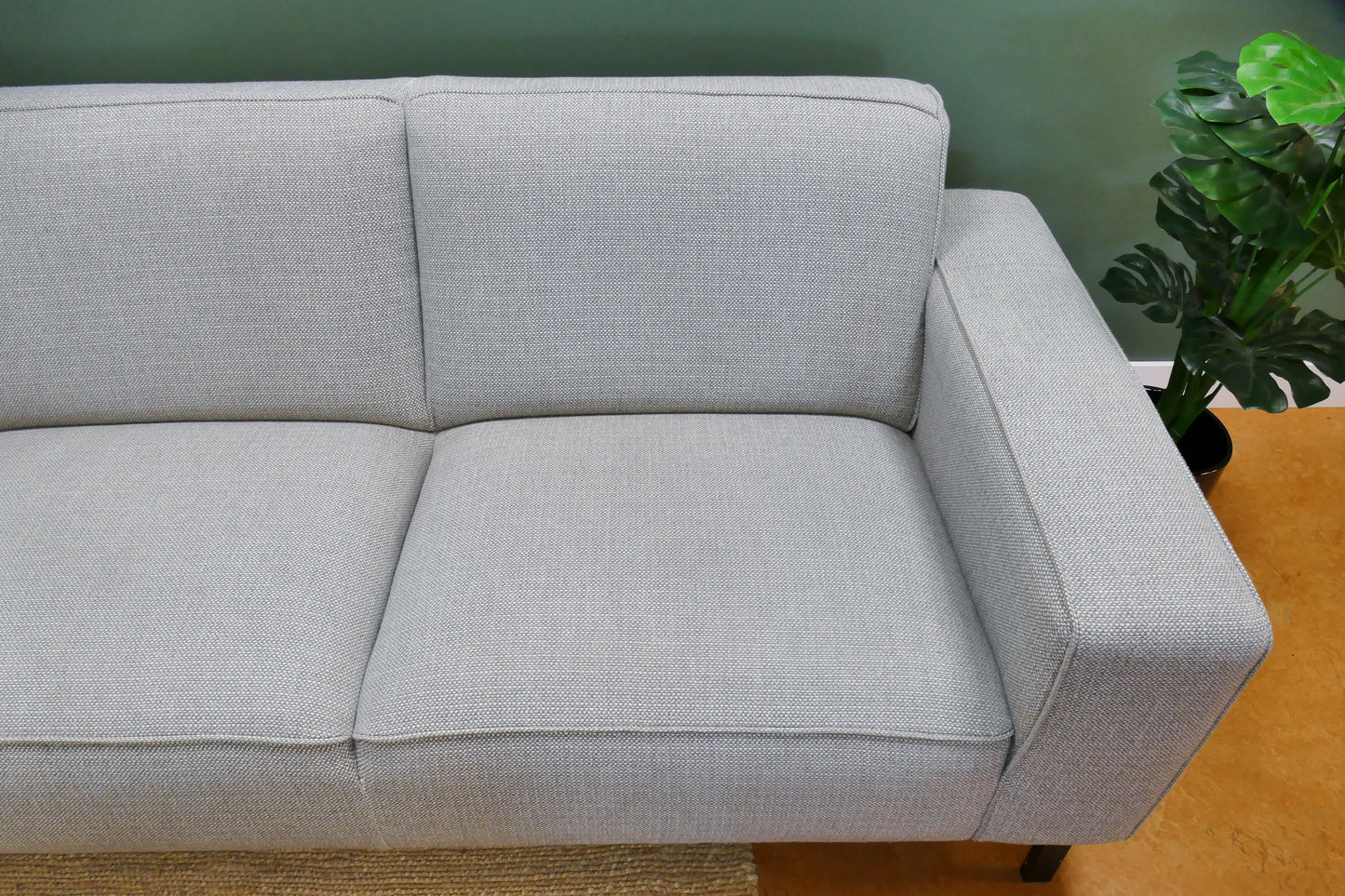 Refurbished Trendhopper U-Bank Lichtgrijs Gemeleerd