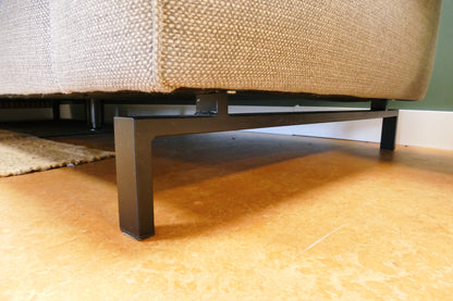 Refurbished Trendhopper U-Bank Lichtgrijs Gemeleerd