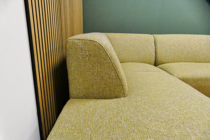 Refurbished Moderne Hoekbank Geel