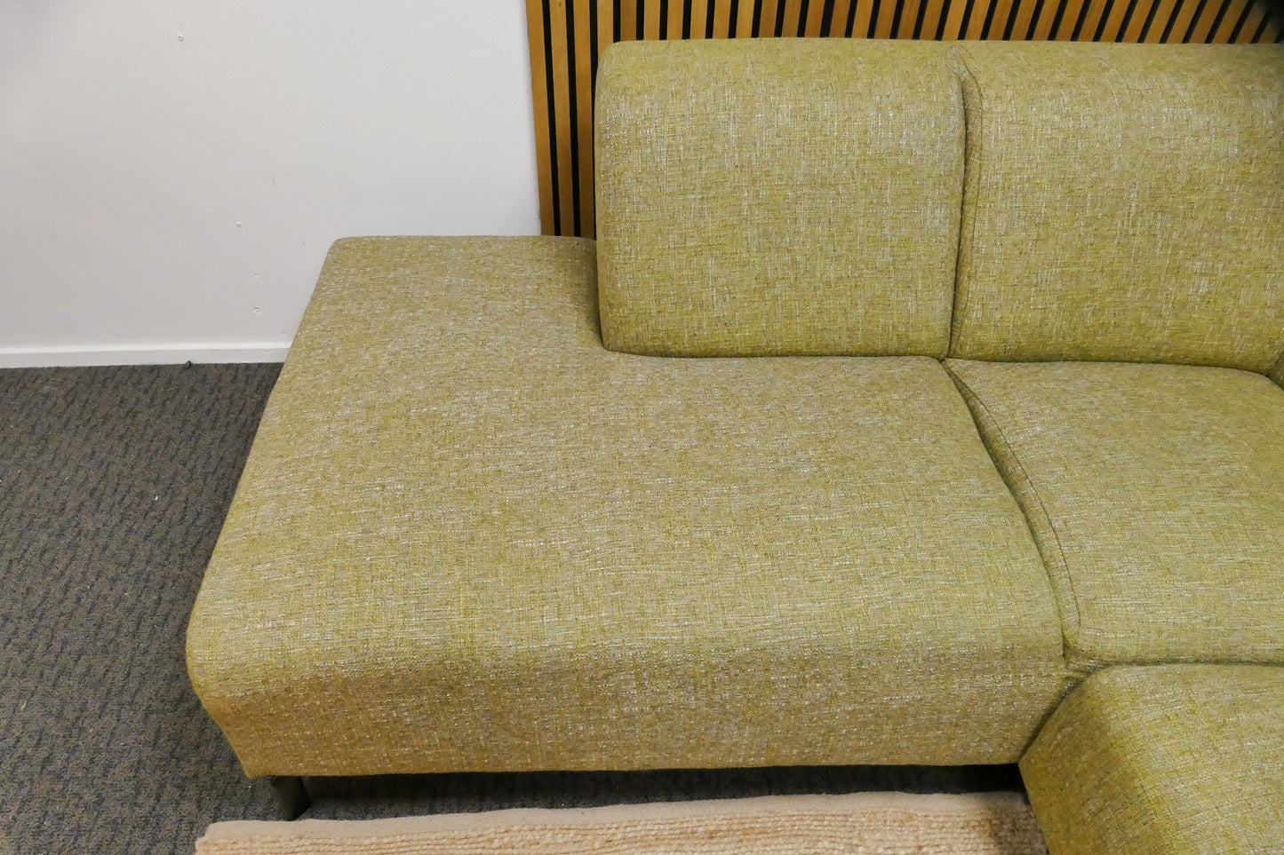 Refurbished Moderne Hoekbank Geel