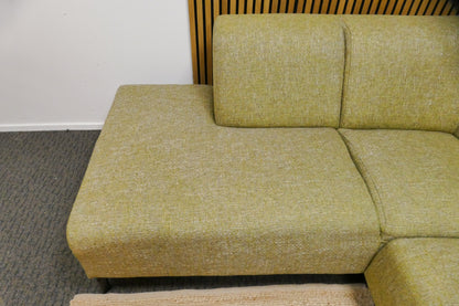 Refurbished Moderne Hoekbank Geel