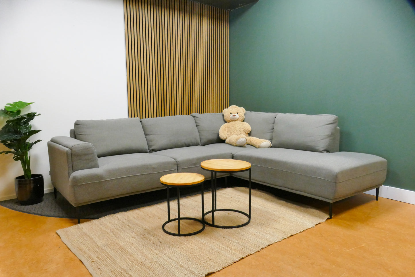 Refurbished Hoekbank De Bommel Grijs