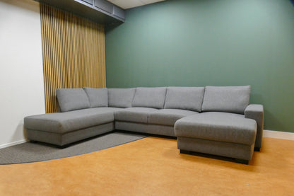 Refurbished Grote U Bank Pronto Florance Grijs