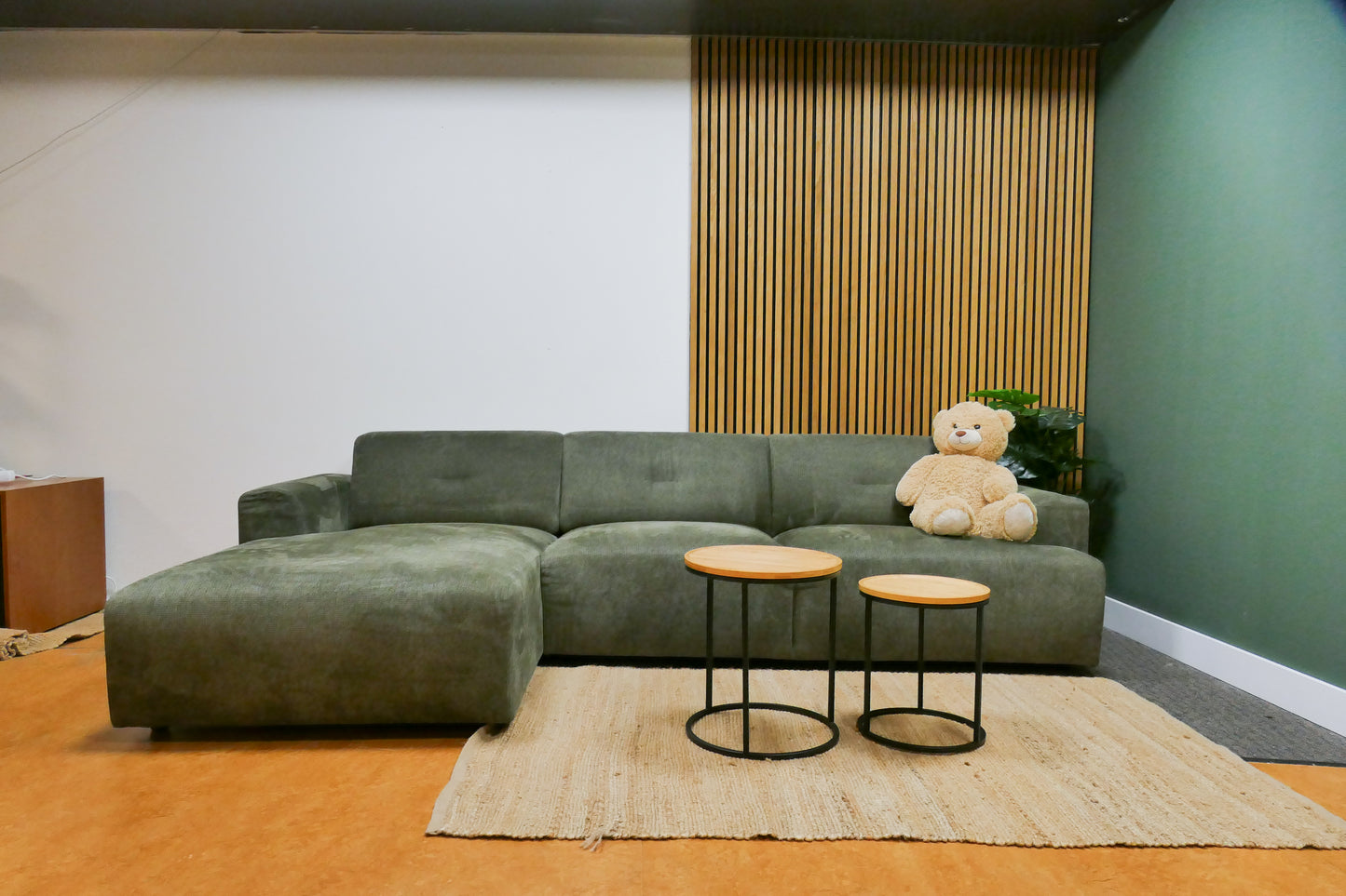 Refurbished Montel Miles Chaise Longue Groen