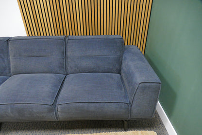 Refurbished Moderne Chaise Longue Blauw