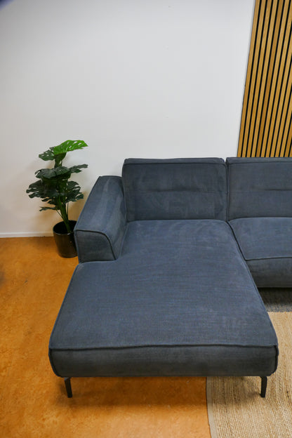 Refurbished Moderne Chaise Longue Blauw