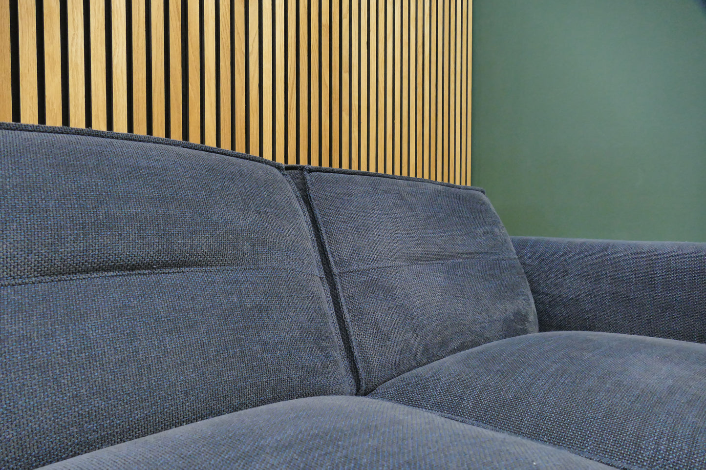 Refurbished Moderne Chaise Longue Blauw