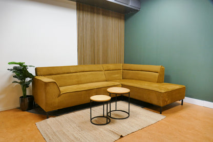Refurbished Moderne Pronto Hoekbank Geel