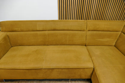 Refurbished Moderne Pronto Hoekbank Geel