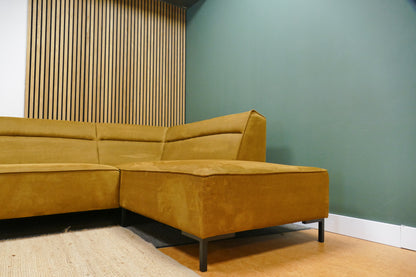 Refurbished Moderne Pronto Hoekbank Geel