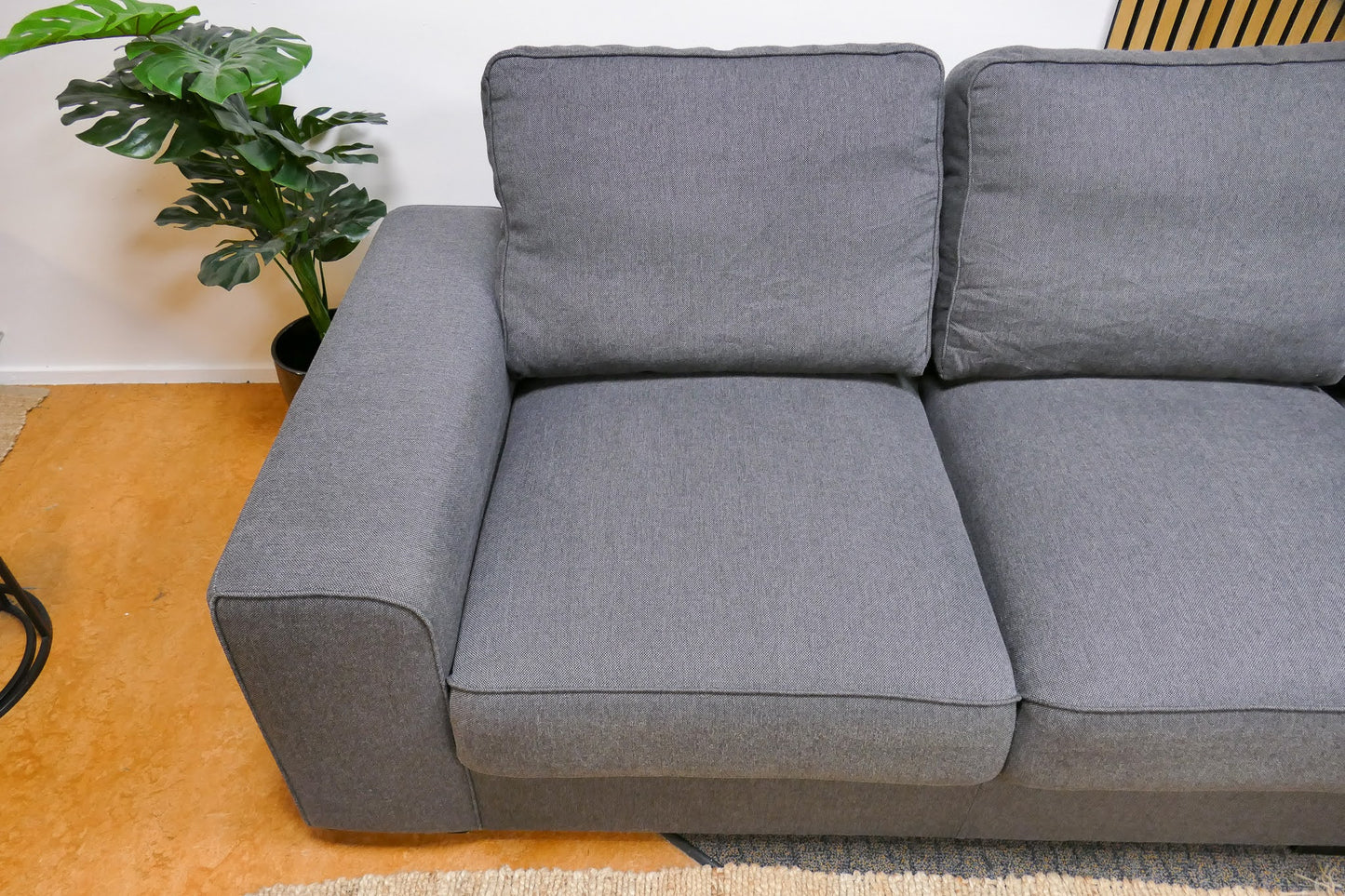 Refurbished Grote Hoekbank Antraciet