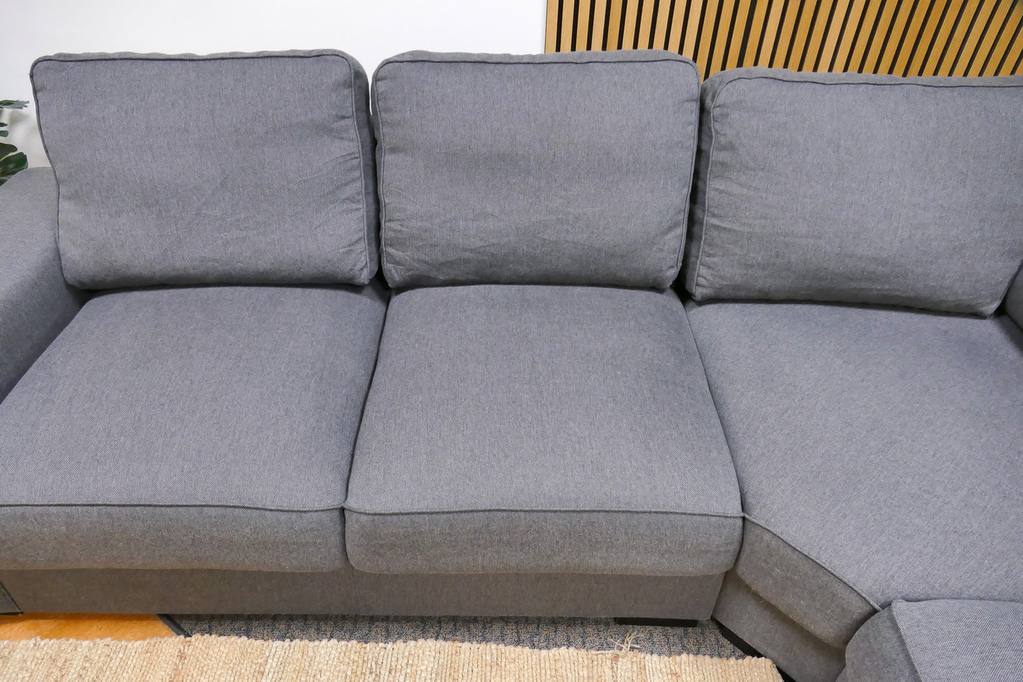 Refurbished Grote Hoekbank Antraciet