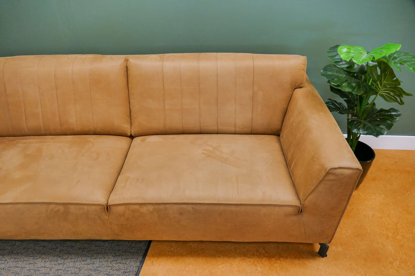 Refurbished Henders Hazel 3 zits Cognac