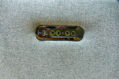 Refurbished Elektrische Hoekbank Lichtblauw Zitmaxx