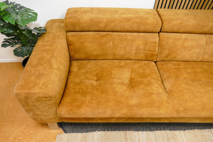 Refurbished 3-Zits Xooon Talisman Velvet Okergeel