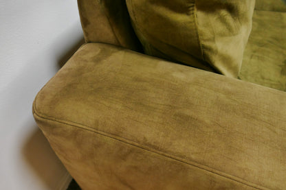 Refrubished Hoekbank Lounge Velvet Groen