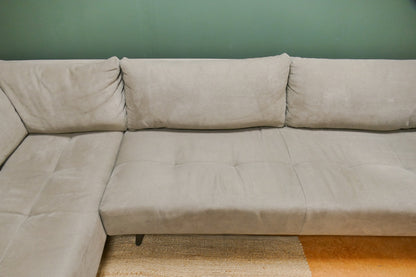 Refurbished Passe Partout U-bank Taupe met Opbergbox/Tafel