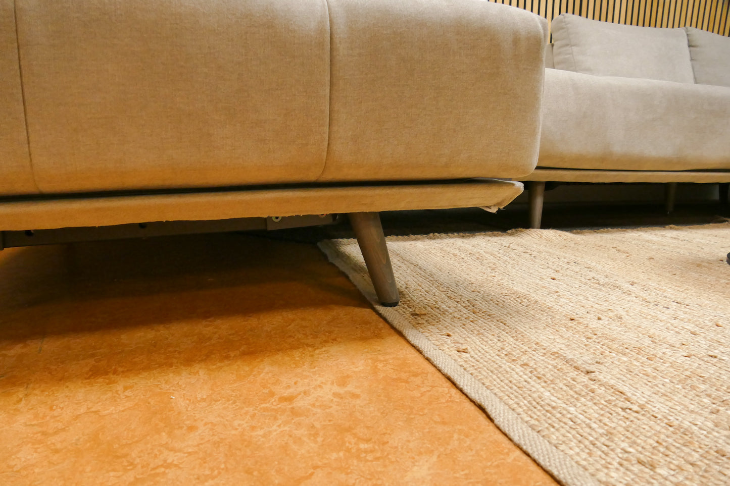 Refurbished Passe Partout U-bank Taupe met Opbergbox/Tafel