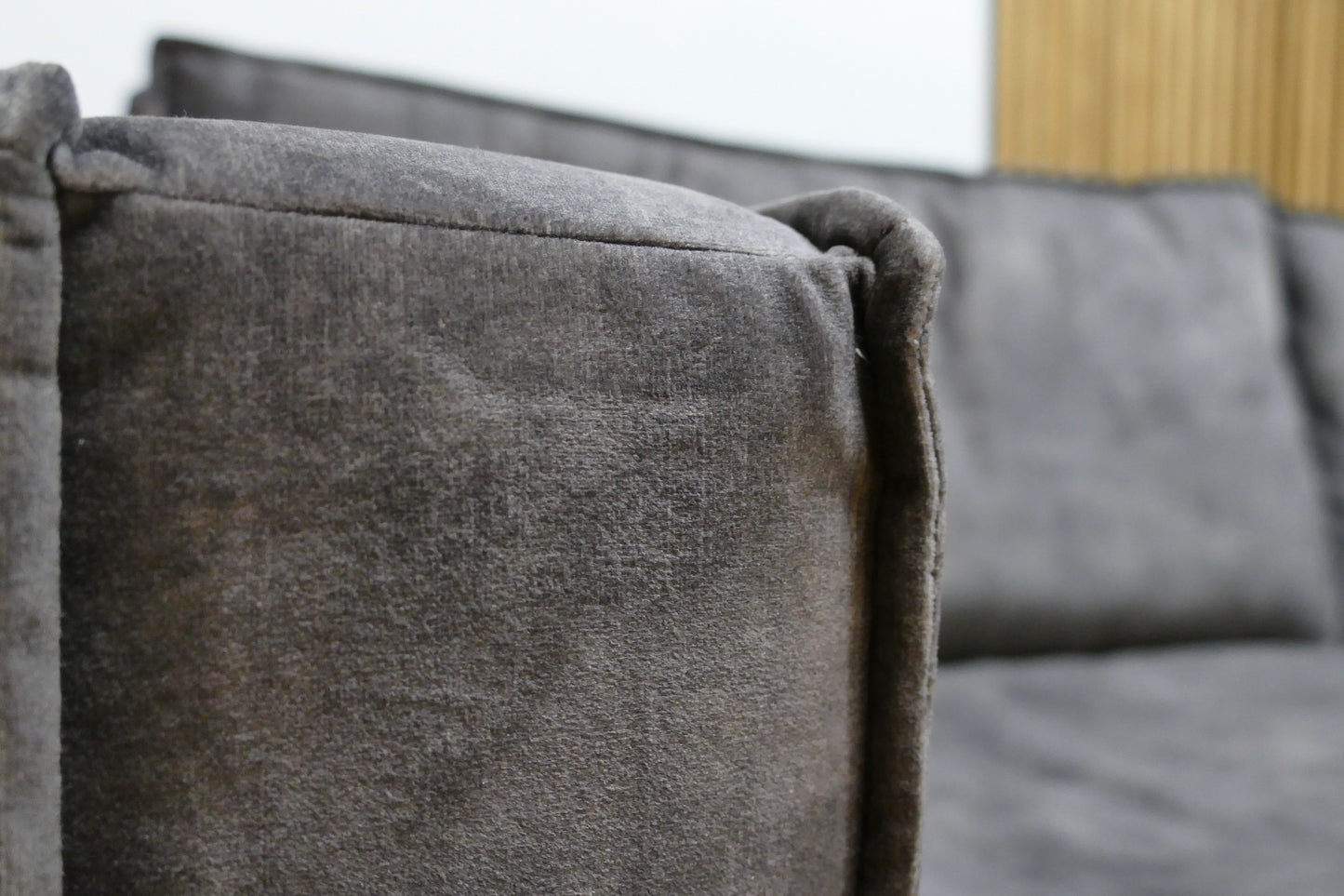 Refurbished Goossens 3 Zits Velvet Donker Grijs