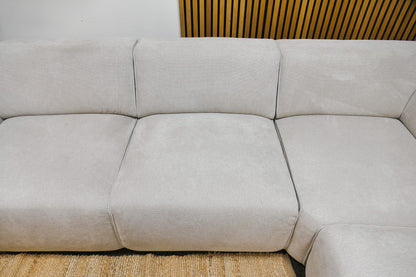 Refurbished Hoekbank Beige ByFonq Stretch