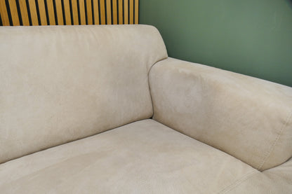 Refurbished Chaise Longue De Bommel Microleder Beige