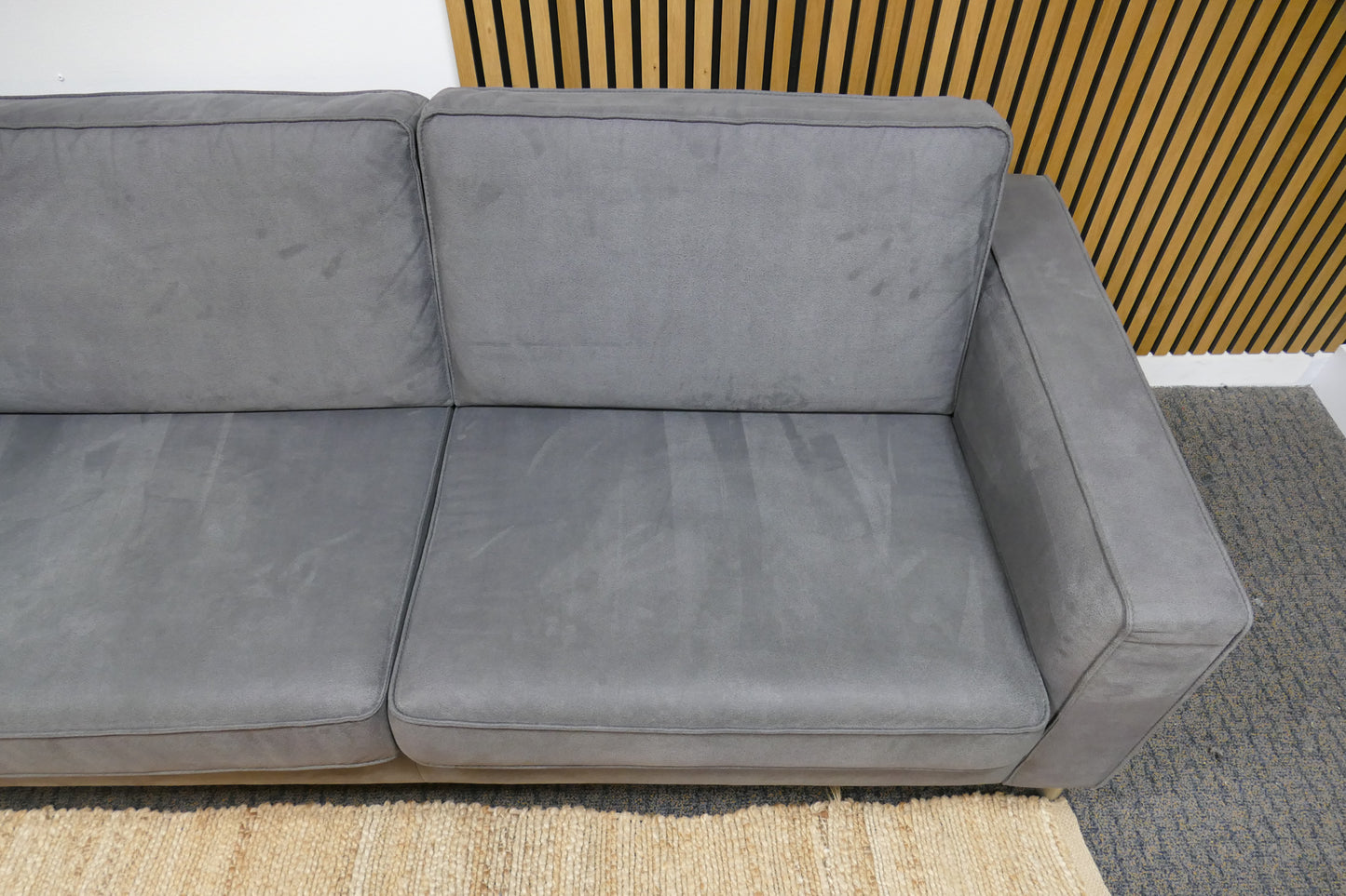 Refurbished Montel 2,5-Zits Microvezel Grijs