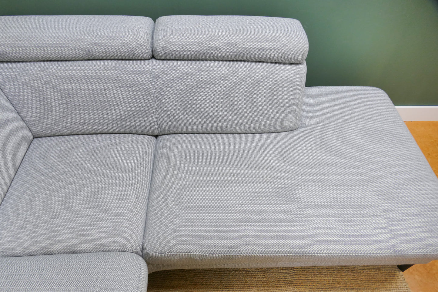 Refurbished Hoekbank Montel Modena Lichtgrijs