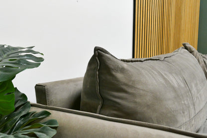 Refurbished 3 Zits Bank Urban Sofa Microvezel Grijs