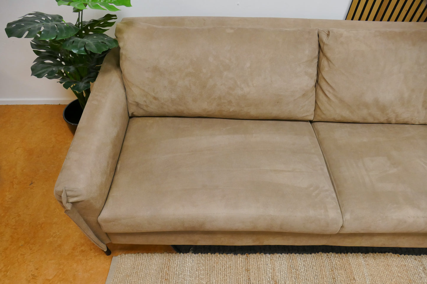 Refurbished Hoekbank Troubadour Microvezel Camel/Bruin